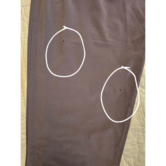 Athleta Brooklyn Ankle Pants Size 4 Gray Stretch Ribbed Waistband With Pockets - Picture 4 of 12